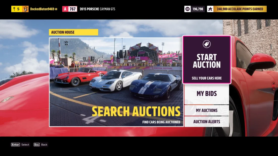 auction house menu