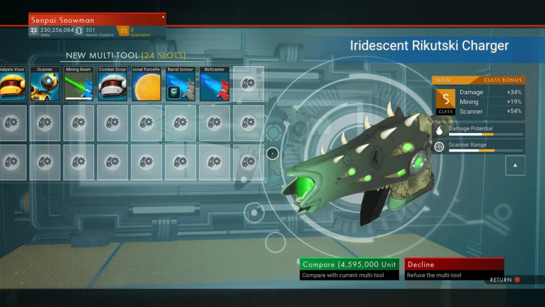 No Man's Sky Waffen Guide: So fügst du neue Waffenmodule hinzu