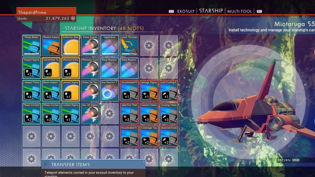 No Man's Sky S-Class Starship Upgrades | Instant Delivery For PC, Steam, Xbox, PS4 & PS5