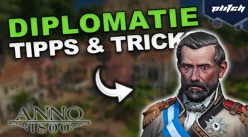 Anno 1800 Diplomatie Guide mit Game Charakter