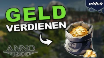 Anno 1800 Geld Guide mit Geldsack