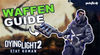 Dying Light 2 Waffen Guide Thumbnail; Charakter hält Waffe