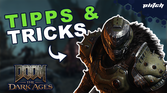 DOOM The Dark Ages Tipps & Tricks Thumbnail mit Doomguy