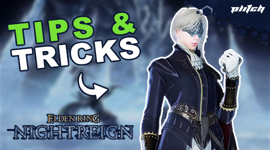 Elden Ring Nightreign Tips & Tricks thumbnail with white-haired duchess character