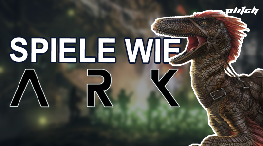Spiele wie Ark Blog Thumbnail mit Dinosaurier