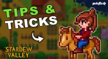 Stardew Valley character on a horse