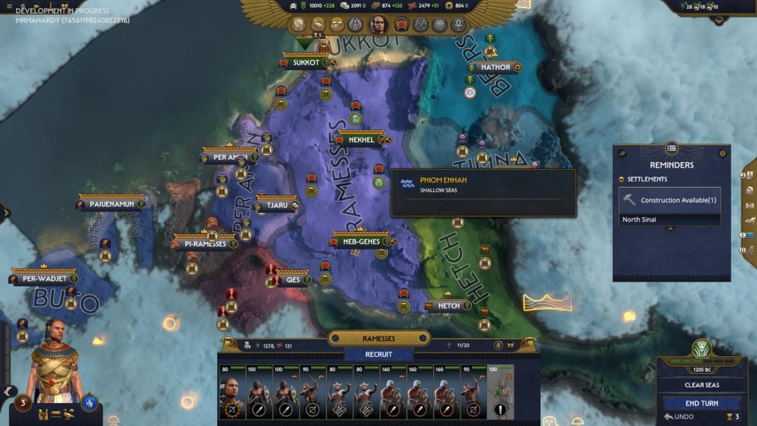 total war: pharaoh tips: How to grow your provinces