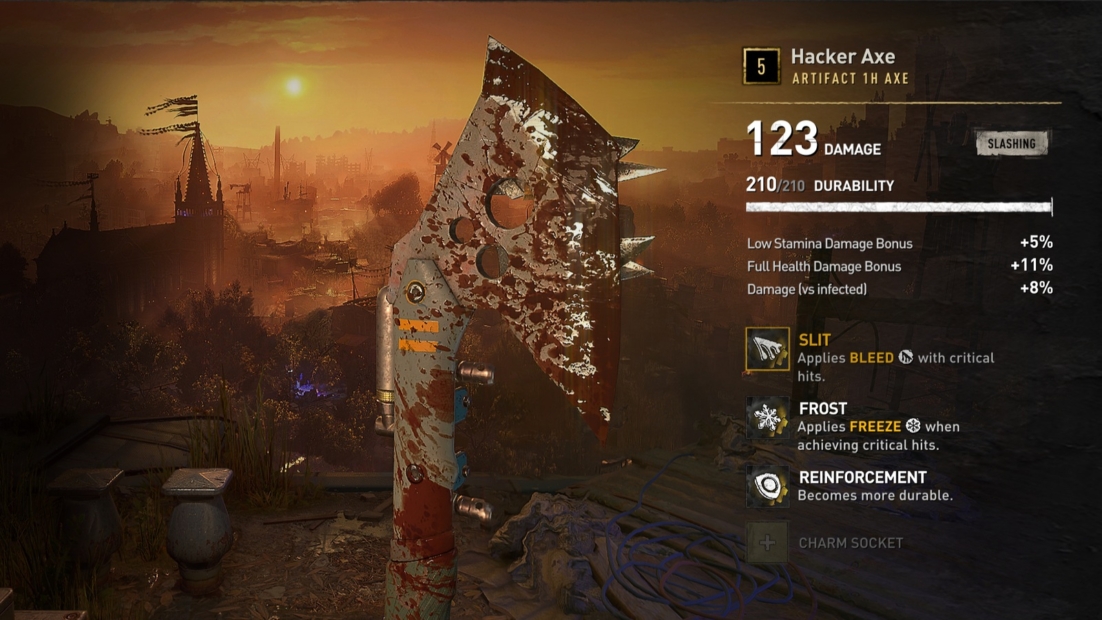 dying light 2 Waffen-Mod Menü
