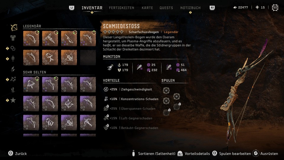 Horizon Forbidden West Beste Waffen Guide: Schmiedestoß