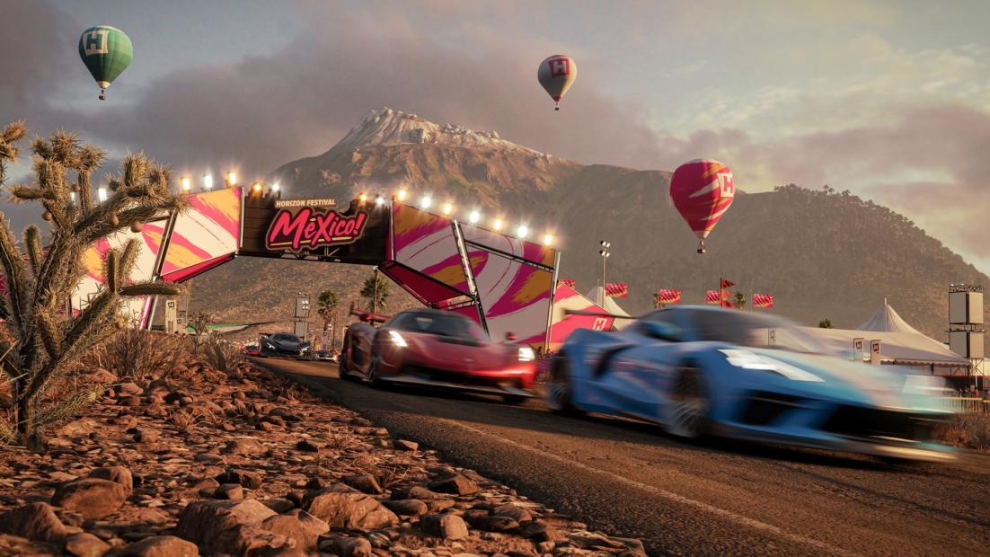 car race in Mexico