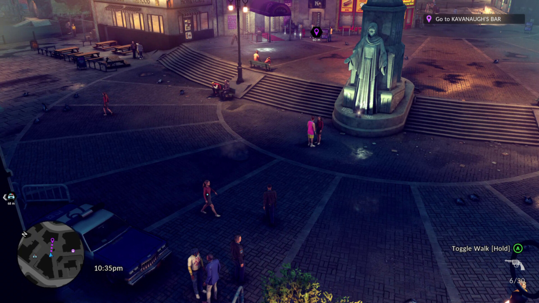 town center in the precinct