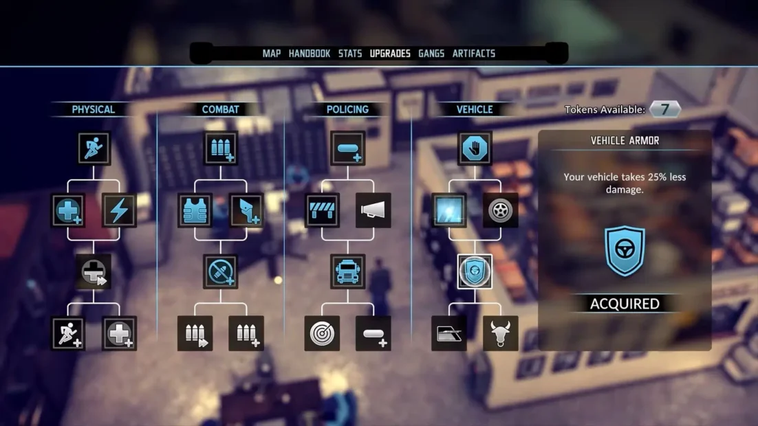 The Precinct skill tree